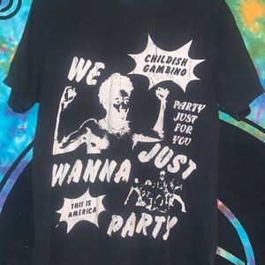 Childish Gambino tour shirt 2018